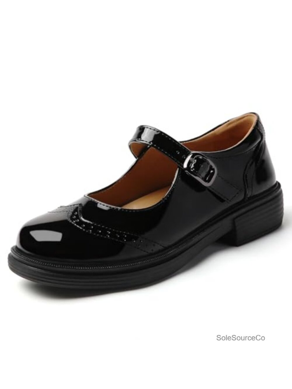 Women's Mary Jane Flats Platform Slip Resistant Work Shoes Comfortable